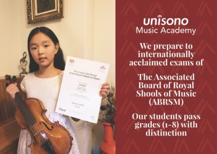 ABRSM exams with distinction