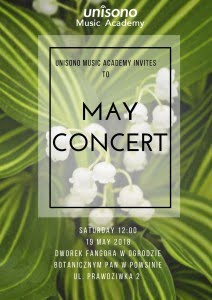 May Concert 2018 Invitation